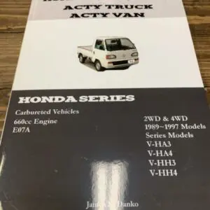 Honda Acty English Service Manual Shop repair Manual